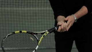 4 Ways to Grip a Tennis Racket  Tennis Lessons [upl. by Aloeda]