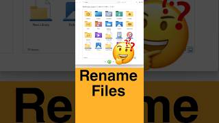 Quick Windows file rename tip shorts [upl. by Noxin]