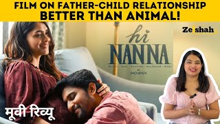 Hi Nanna Movie Review in Hindi  Nani Mrunal Thakur Shouryuv Hesham Abdul Wahab  Zeishah [upl. by Acirretahs]