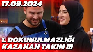 MasterChef 17 Eylül İlk Dokunulmazlık Oyununu Kazanan Takım Belli Oldu  Yeni Bölüm Fragmanı [upl. by Ayamat138]