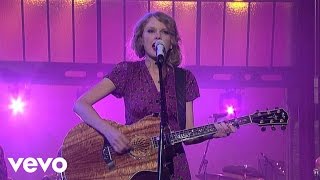 Taylor Swift  Back To December Live on Letterman [upl. by Kapor]