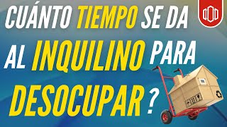 Tiempo que Tiene un Inquilino para Desocupar  Pago de Penalidad para desocupar el inmueble [upl. by Campos]