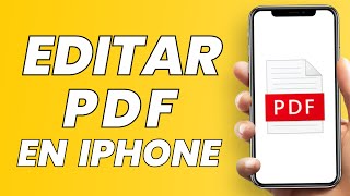 Cómo editar PDF en iPhone  Guía completa [upl. by Soalokin429]