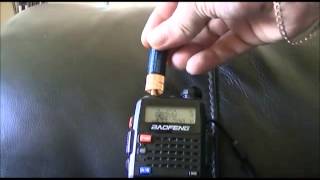 Baofeng uv5r  4 antenna test [upl. by Granoff]