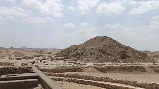 Pirámides de Giza desde Mastaba of Mereruka la más antigua del mundo [upl. by Renraw]