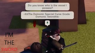 Roblox Wisteria  The Demonic Special Curse Grade Demonic Sword [upl. by Pascia169]