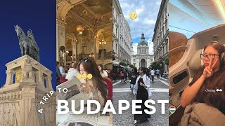 BUDAPEST TRAVEL VLOG  flying Emirates New York Café famous food amp places to go [upl. by Jehanna]