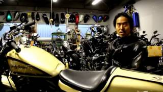 BLACK CHROME BIKE WORKS  HARLEYDAVIDSON XL883R 2002 （松本悌一） [upl. by Enylrac]