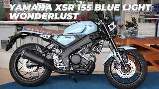 2024 YAMAHA XSR 155 VVA LIGHT BLUE WONDERLUST DETAIL amp SPESIFICATION [upl. by Melamed]