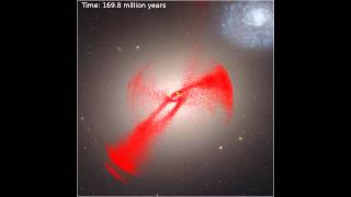 Video simulation showing artist’s impression of dwarf galaxy M60UCD1s formation [upl. by Gnouhc153]