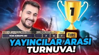 YAYINCILAR ARASI TURNUVADA 1 OLDUK KARAKİN  PUBG MOBILE [upl. by Anwahsit]