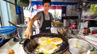 Street Food in Bangkok  Awesome PAD THAI and Instant Noodles on Petchaburi Soi 5 [upl. by Narhet]