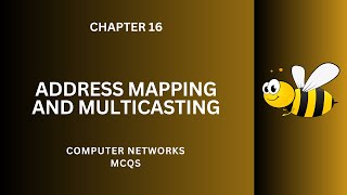 Address Mapping MCQ Questions Answers PDF  Multicasting Ch 16 Class 912 Course MCQs  Free Apps [upl. by Nohsyar]