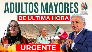 🔔¡AVISO DE AMLO ADULTOS MAYORES QUE LO SEPAN🔔 [upl. by Dzoba]