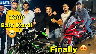 BMW S1000RR ke Liye Kawasaki Z900 Ko sale Kardiya 🥹 [upl. by Ynohtn]