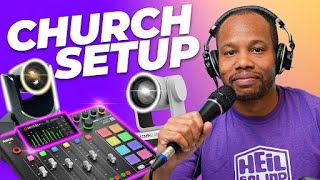 CHURCH Live Streaming CAMERA and MICROPHONE Setup  2023 SMALL CHURCH SETUP [upl. by Glass]