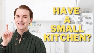 How To Maximize Your Small Kitchen  Design Ideas [upl. by Anuait519]