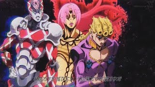 JJBA Golden Wind OP 2 Traitors Requiem with SFX DiavoloKing Crimson version HD [upl. by Tnelc19]