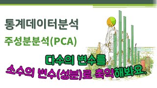 통계데이터분석  차원분석  주성분분석PCA 🔑 principal component analysis  차원축소  성분  주성분은 변수들의 선형결합으로 표현 [upl. by Yung]