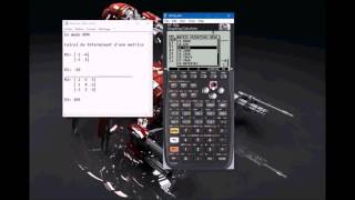 hp 50g  Calcul du déterminant dune matrice [upl. by Wilmott]