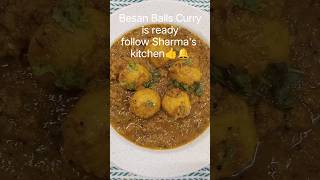 Besan Ball curry sharmaskitchenfoodrecipeviralvideoshortsbesancurryfypcookingtrending [upl. by Vani122]