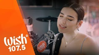 Dua Lipa sings quotLost In Your Lightquot LIVE on Wish 1075 Bus [upl. by Barrus]