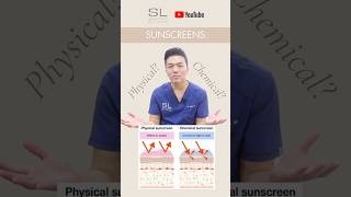 Physical VS Chemical Sunscreen shorts doctor sunscreen sunburn sundamage skincare skin uv [upl. by Nyledam739]