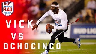 Flag Football Highlights Semifinals Game 2 Ochocinco takes on Michael Vick  NFL [upl. by Chaffinch]