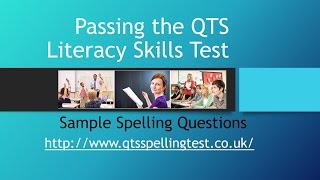 Pass the QTS Literacy Skills Test  Spelling Practice Questions [upl. by Acemaj]