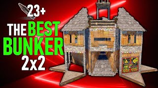 The BEST 2x2 BUNKER SoloDuo  Rust Base Design [upl. by Herbie]