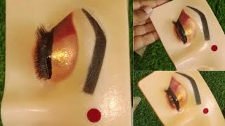 Bridal Eye Makeup Tutorial  step by step detailed eyeshadow for beginners  Eye makeup [upl. by Reivilo]