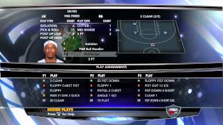 NBA 2K14 How to Practice Plays [upl. by Jerrie]