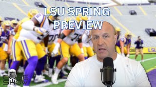 LSU Spring Preview who wonlost the 2024 TV schedule amp college football Fathers Day memories [upl. by Leede939]