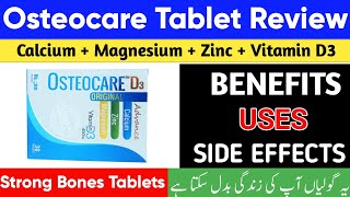 Osteocare Tablets Review  Calcium Plus Magnesium Plus Vitamin D3  Osteocare Tablet Uses amp Benefits [upl. by Guinevere]