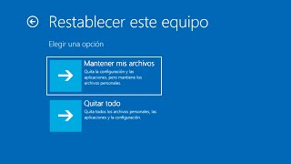 Como Restablecer Windows 11 [upl. by Dominga103]