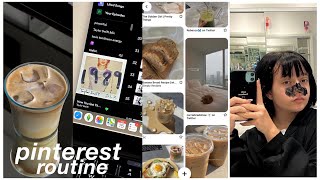 aesthetic pinterest routine vlog [upl. by Thacker]