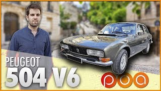 PEUGEOT 504 COUPE V6  Idéal pour OSS117 [upl. by Atiruam]