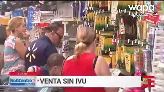 Mañana comienza la venta sin IVU  WapaTV [upl. by Shorter]