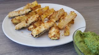 Baked courgette fries healthy zucchini chips [upl. by Gregor735]