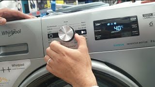 machine a laver whirlpool 8kg الة تصبين  غسالة ويرلبول [upl. by Alleinad]