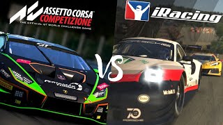 Esta es mi humilde opinión Assetto corsa Competizione vs iRacing [upl. by Notlil]