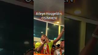 Aileye Hoşgeldin Osimhen 🟡🔴 galatasaray galatasaraytransfer galatasarayailesi victorosimhen [upl. by Saundra]