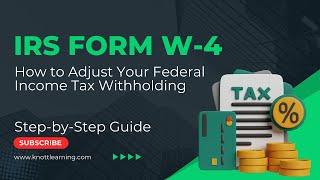 How to Update IRS Form W4 to Adjust Your Tax Withholding [upl. by Ellerehs]