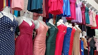 VESTIDOS DE FIESTA LARGOS Y CORTOS SUPER BARATOS EN MIXCALCO CDMX [upl. by Annaynek547]