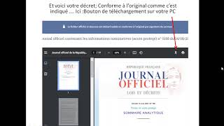 Comment Télécharger le Derniers Décrets Naturalisation [upl. by Louanna83]