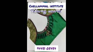 TAILORING CLASS BEST CHELLAMMAL INSTITUTE MADURAI94451054549043557425 fashiondesignersintamilnadu [upl. by Nevile839]