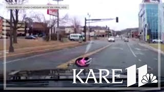 How did a toddler and car seat tumble from a vehicle in Mankato [upl. by Eirelam]