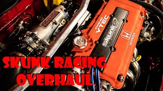 Big Power Mods Skunk 2 Pro Series Intake Manifold  70mm Alpha Throttle Body Instal  B16 Eg Civic [upl. by Yumuk]