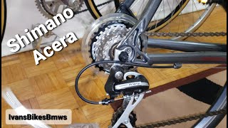 Shimano Acera Shifting Performance Demonstrated  4K Better Than AltusDeore [upl. by Mariquilla599]