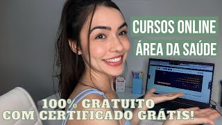 CURSOS ONLINE E GRATUITOS NA ÁREA DA SAÚDE E NUTRIÇÃO  Com CERTIFICADO para HORAS COMPLEMENTARES [upl. by Lunna]